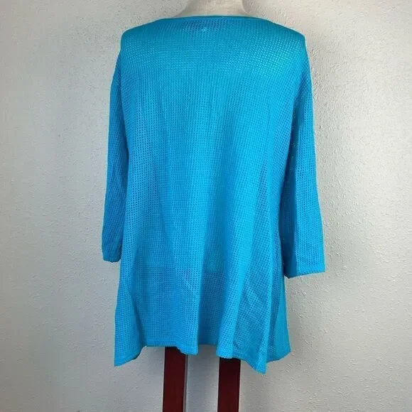 EUC Victoria Harbour Womens Blue Swim Shirt Size XL - Picture 5 of 7